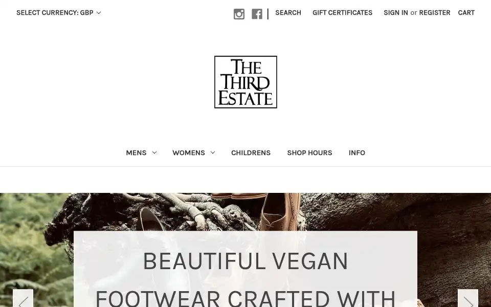 Screenshot of thethirdestate.co.uk
