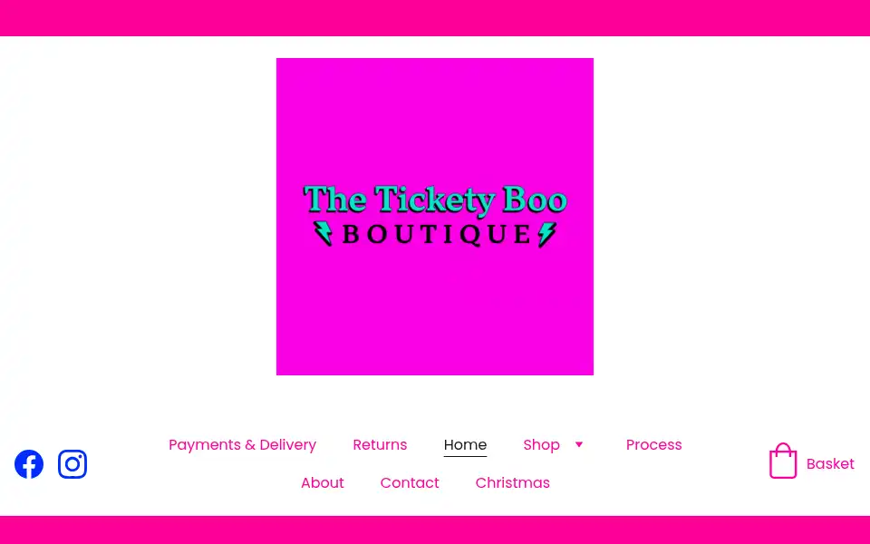 Screenshot of theticketybooboutique.com