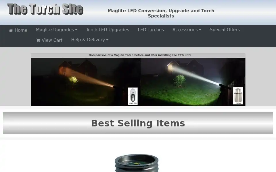 Screenshot of thetorchsite.co.uk