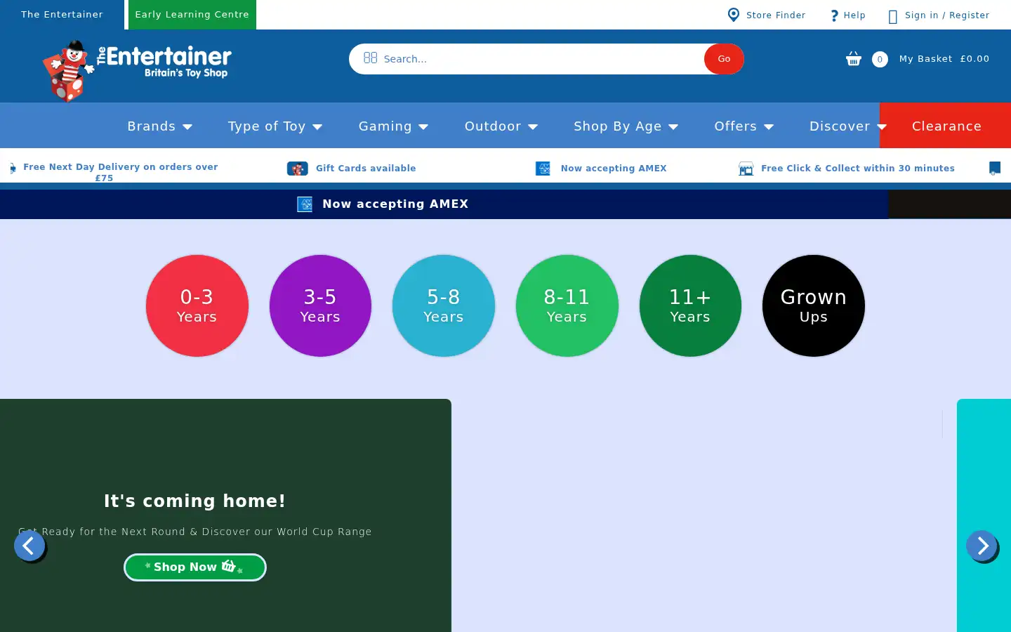 Screenshot of thetoyshop.com