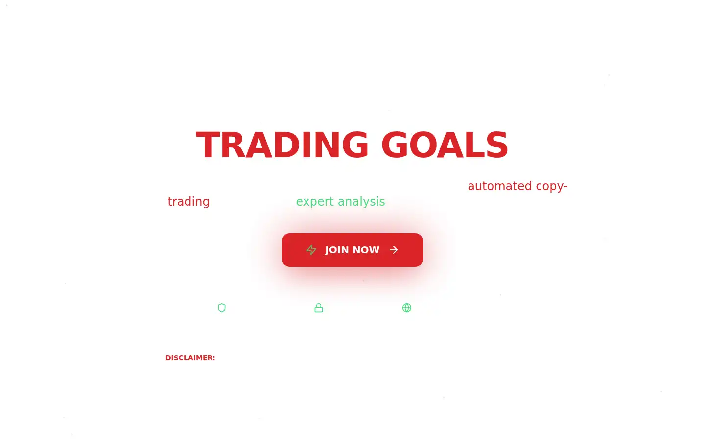Screenshot of thetraderooms.com