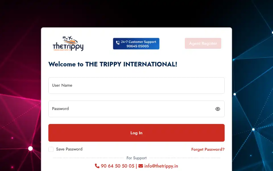 Screenshot of thetrippy.in