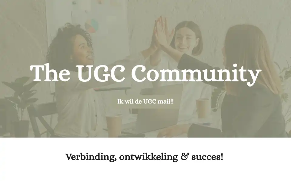 Screenshot of theugccommunity.nl