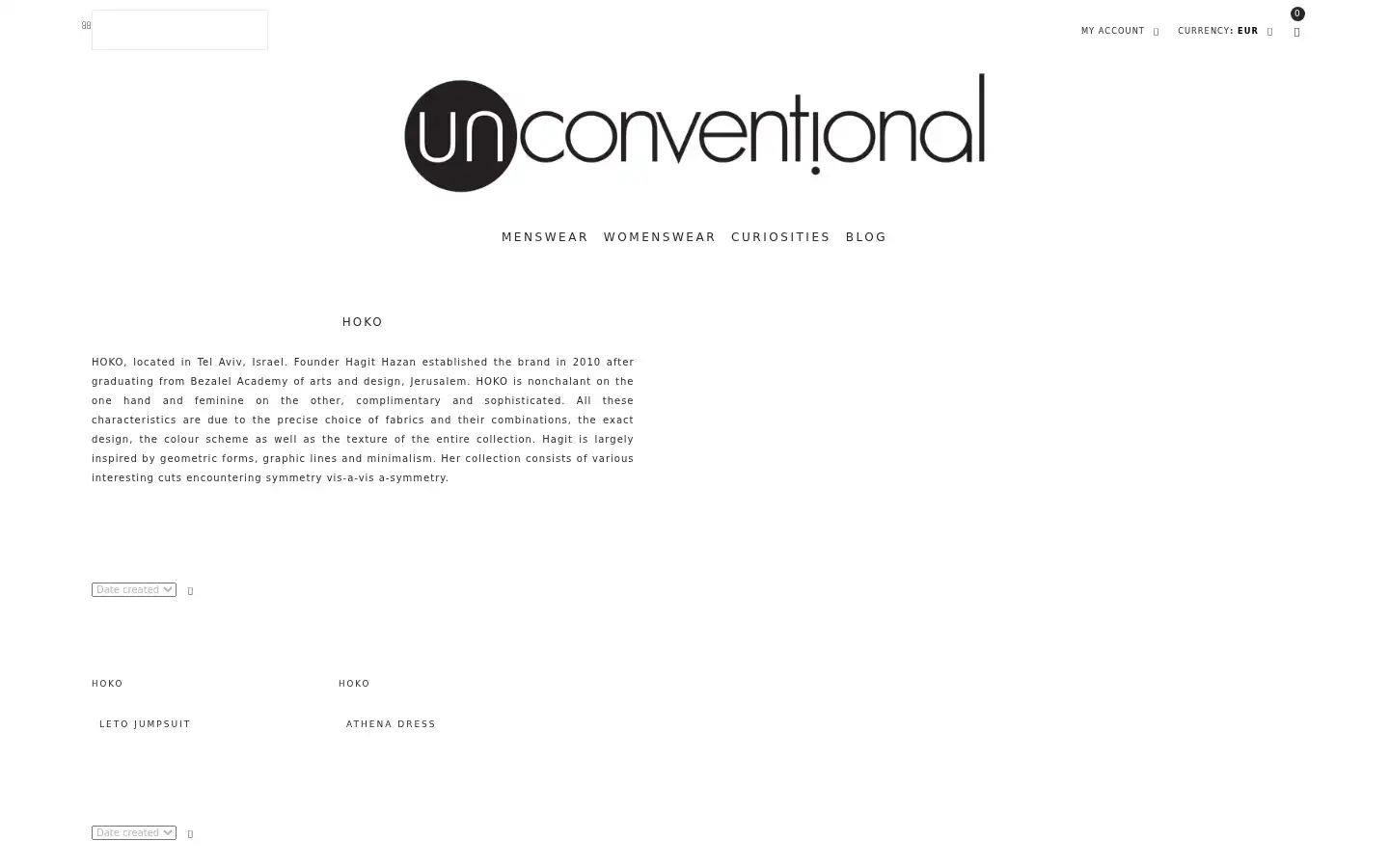Screenshot of theunconventional.co.uk