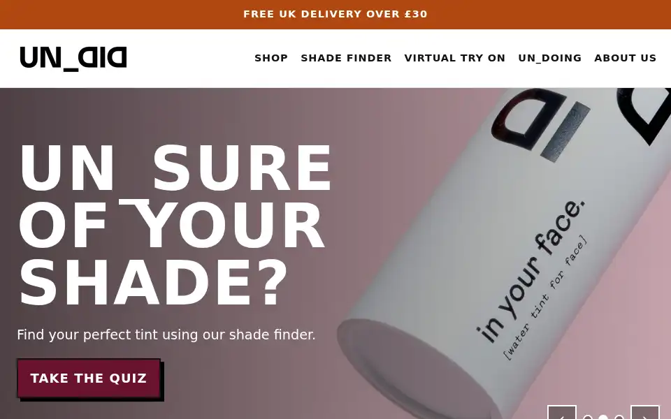 Screenshot of theundid.com