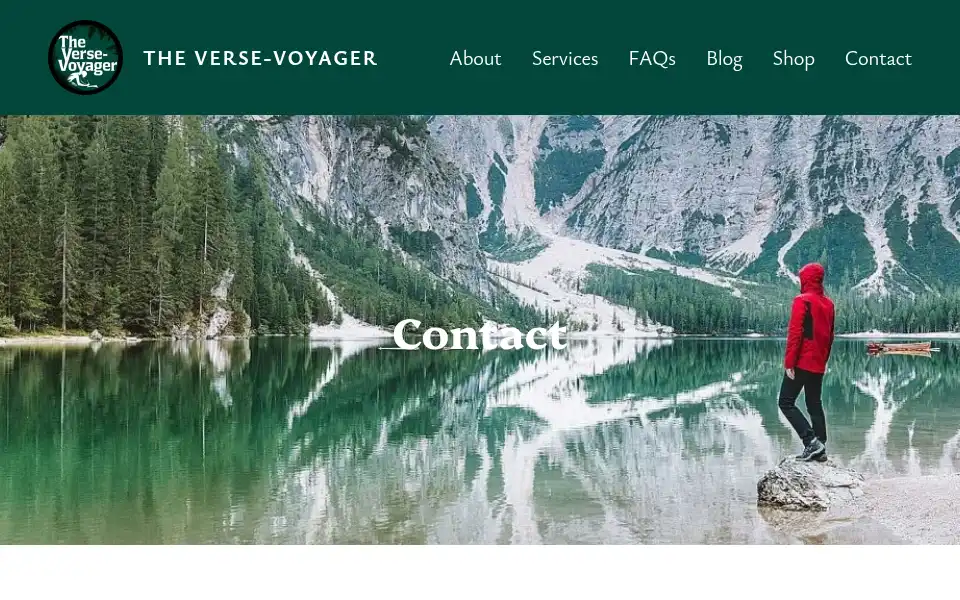 Screenshot of theversevoyager.com