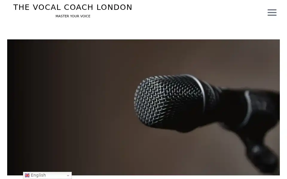 Screenshot of thevocalcoachlondon.com
