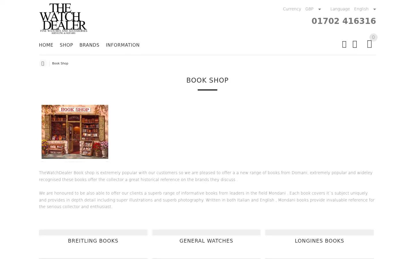 Screenshot of thewatchdealer.co.uk