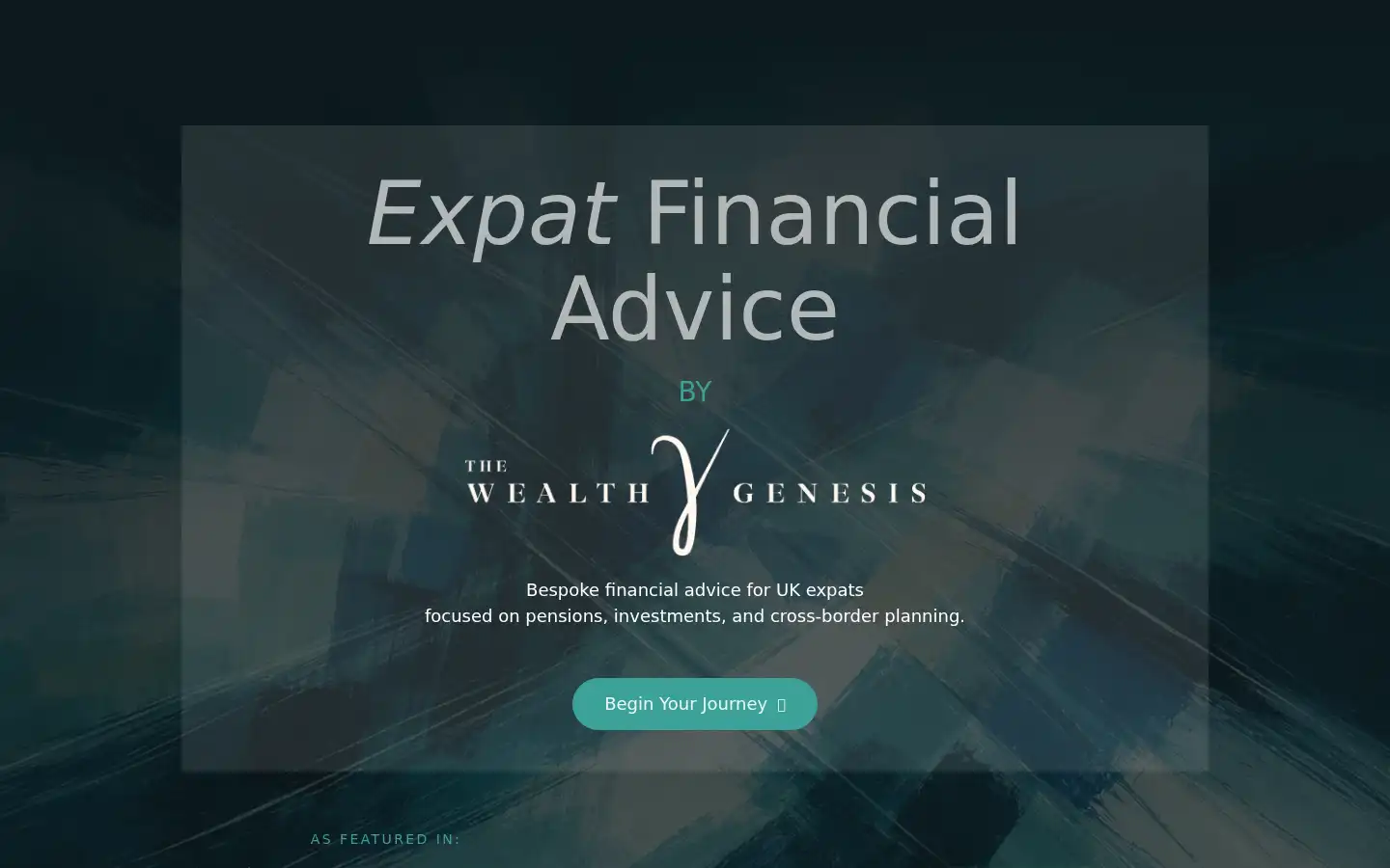 Screenshot of thewealthgenesis.com