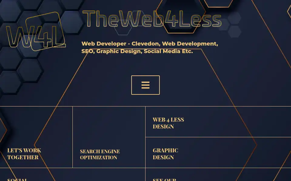 Screenshot of theweb4less.co.uk