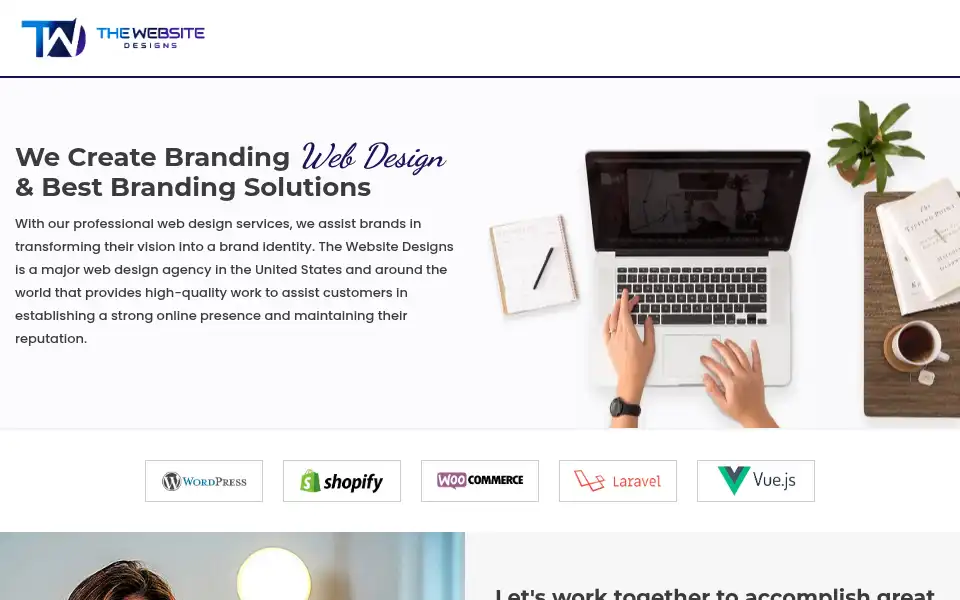 Screenshot of thewebsitedesigns.com