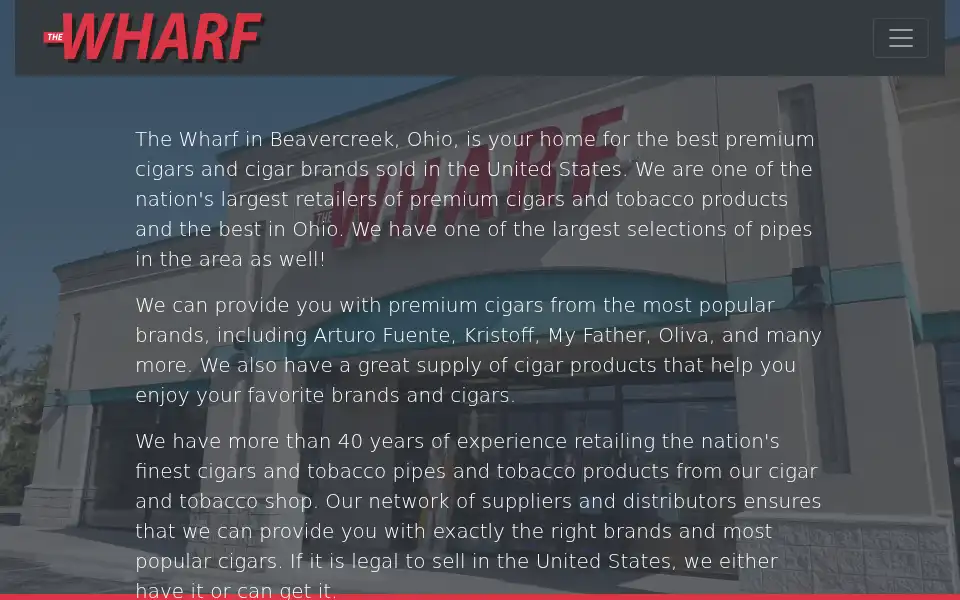 Screenshot of thewharf.com