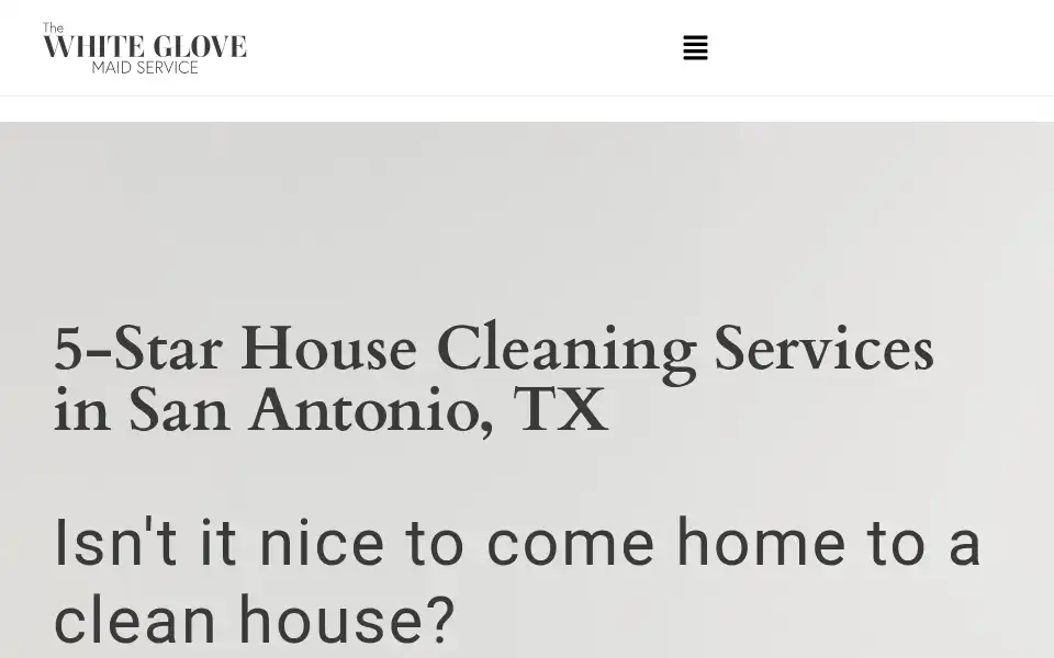 Screenshot of thewhiteglove.biz