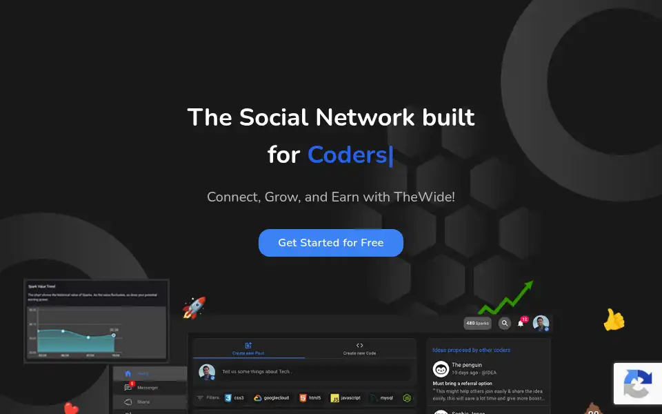 Screenshot of thewide.com