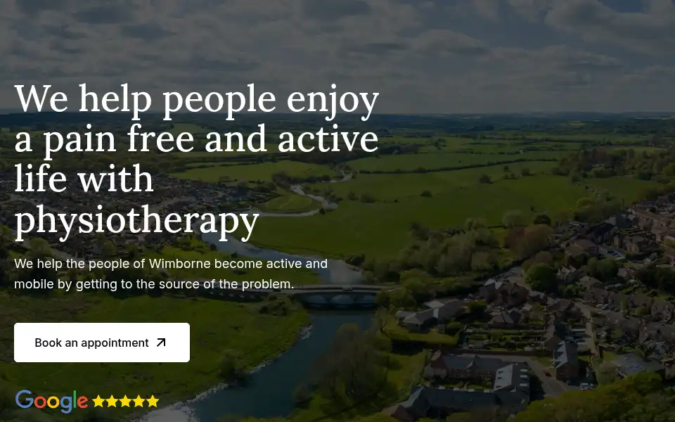 Screenshot of thewimborneclinic.com