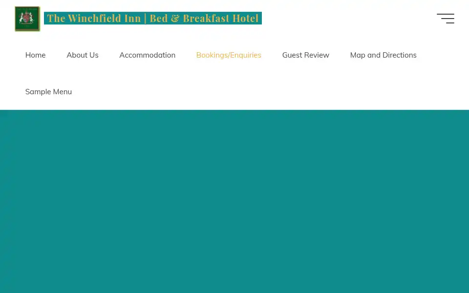 Screenshot of thewinchfieldinn.co.uk