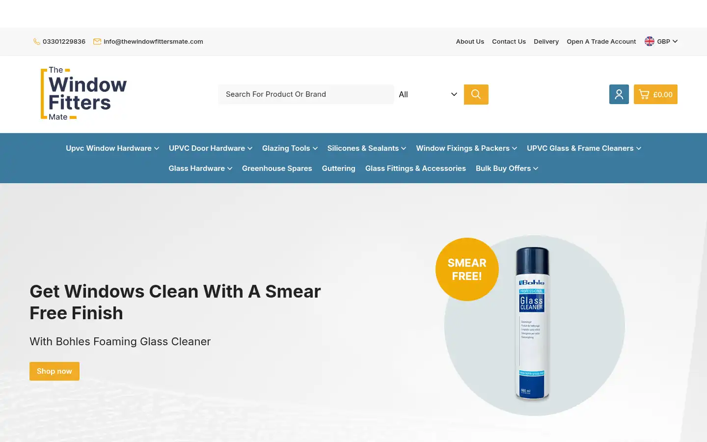 Screenshot of thewindowfittersmate.com