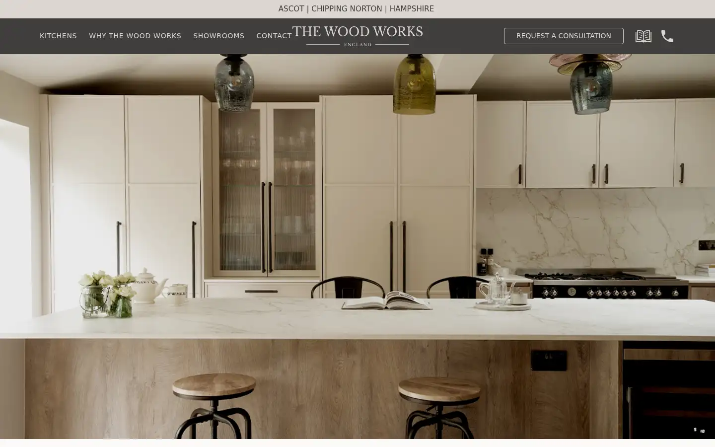 Screenshot of thewoodworks.com