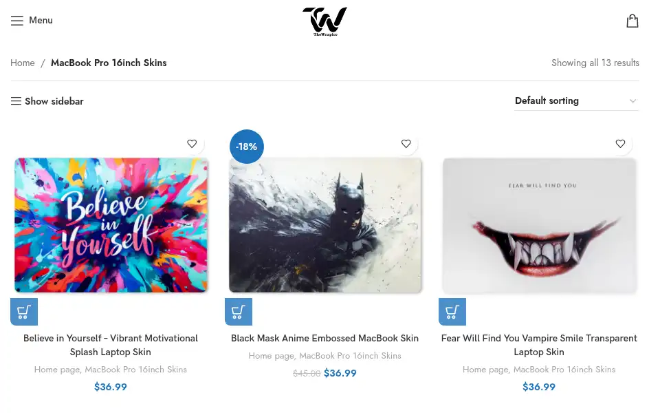 Screenshot of thewrapico.com