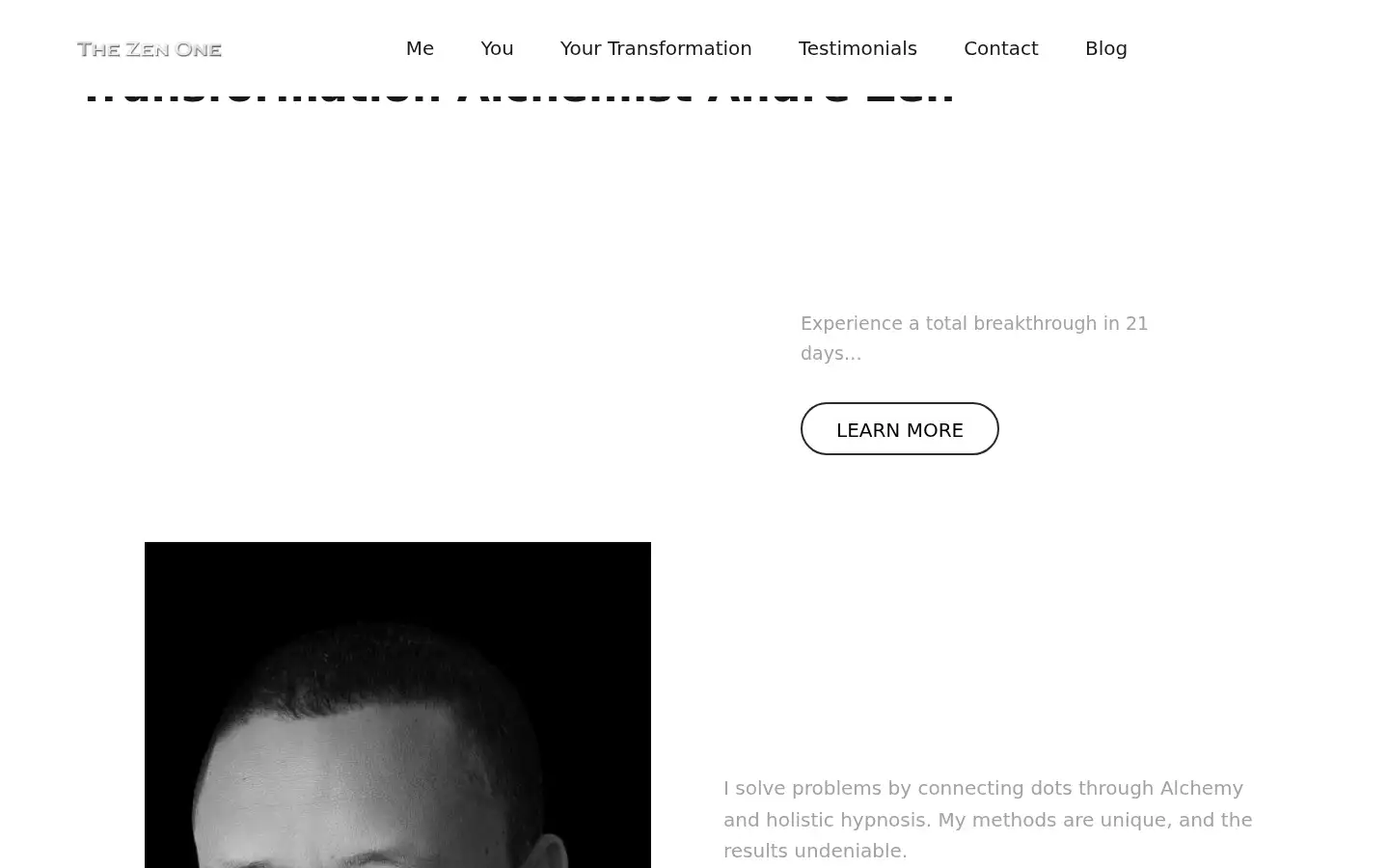 Screenshot of thezen.one