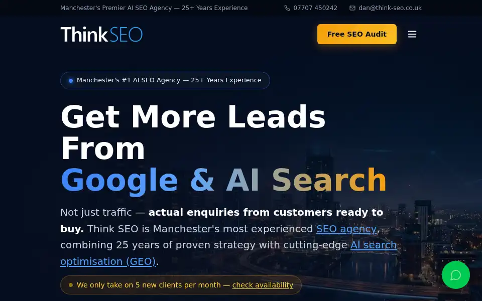 Screenshot of think-seo.co.uk