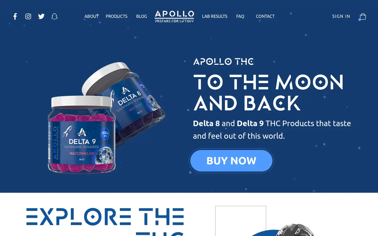 Screenshot of thinkapollo.com