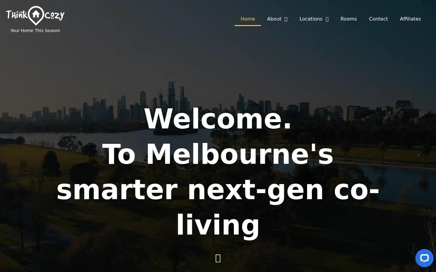 Screenshot of thinkcozy.com.au