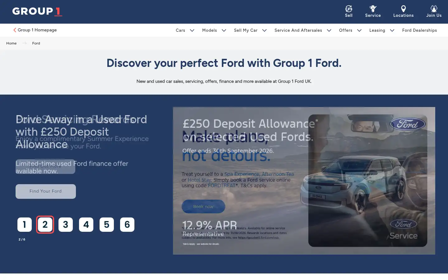 Screenshot of thinkford.co.uk