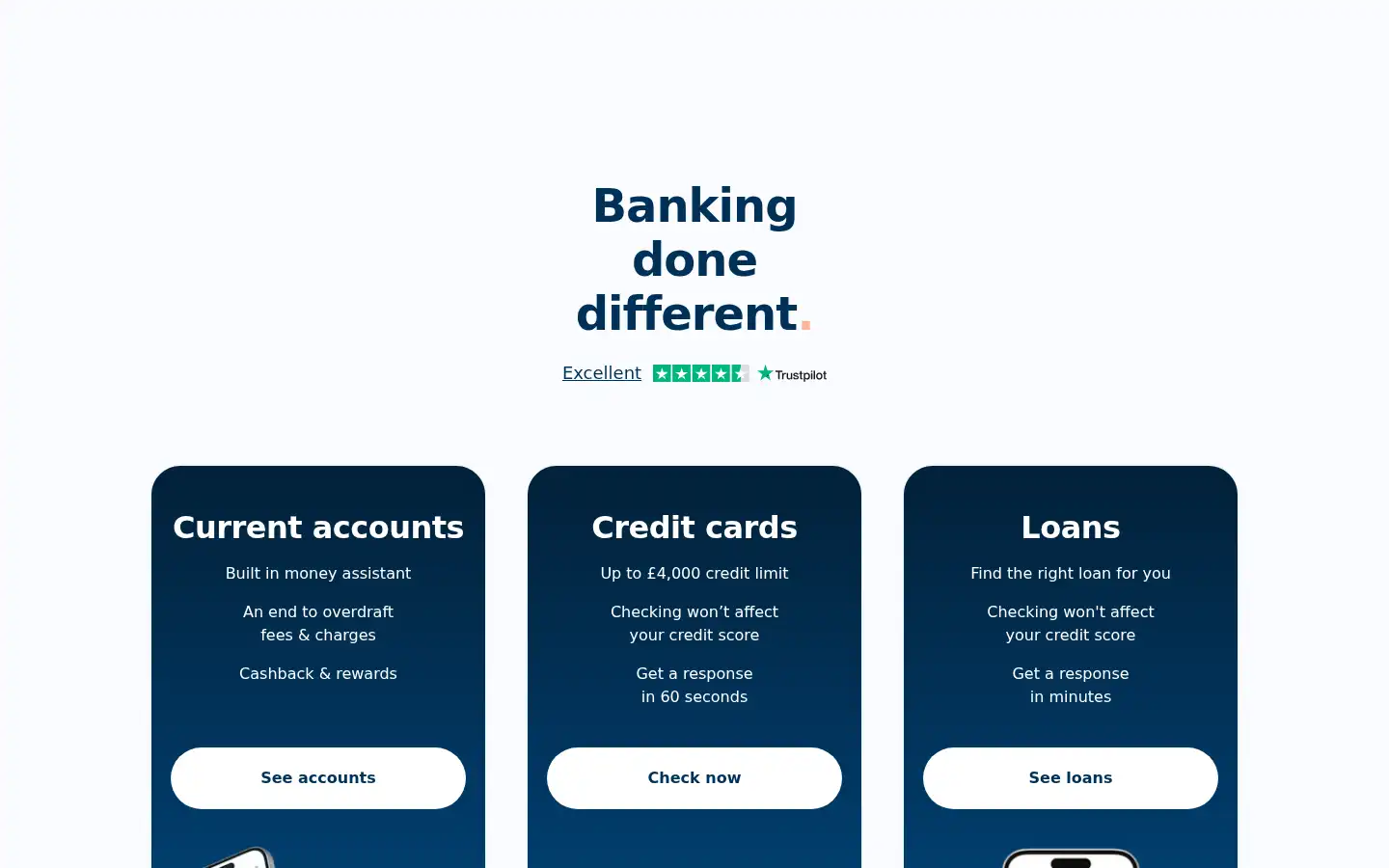 Screenshot of thinkmoney.co.uk