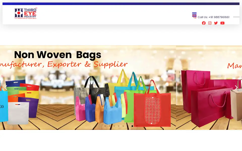 Screenshot of thirdeyeindustry.com