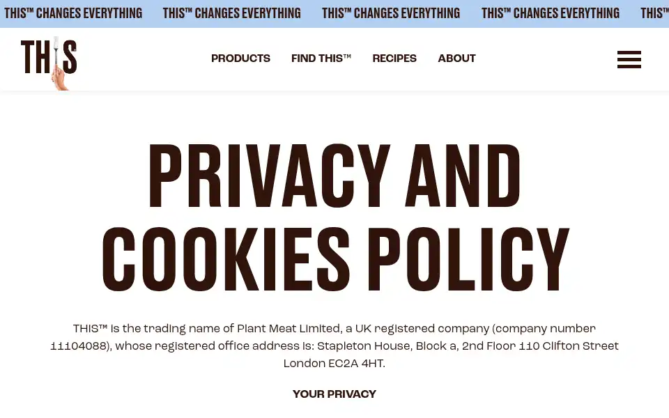 Screenshot of this.co