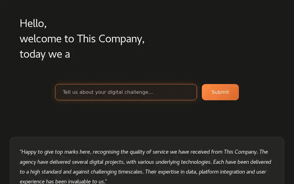 Screenshot of thiscompany.co.uk