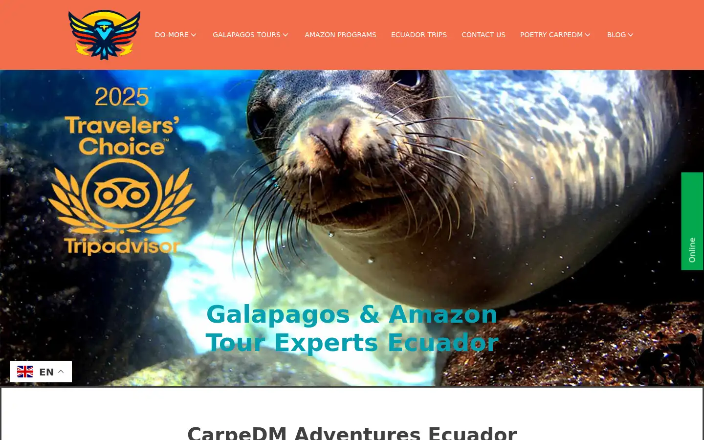 Screenshot of thisiscarpedm.com