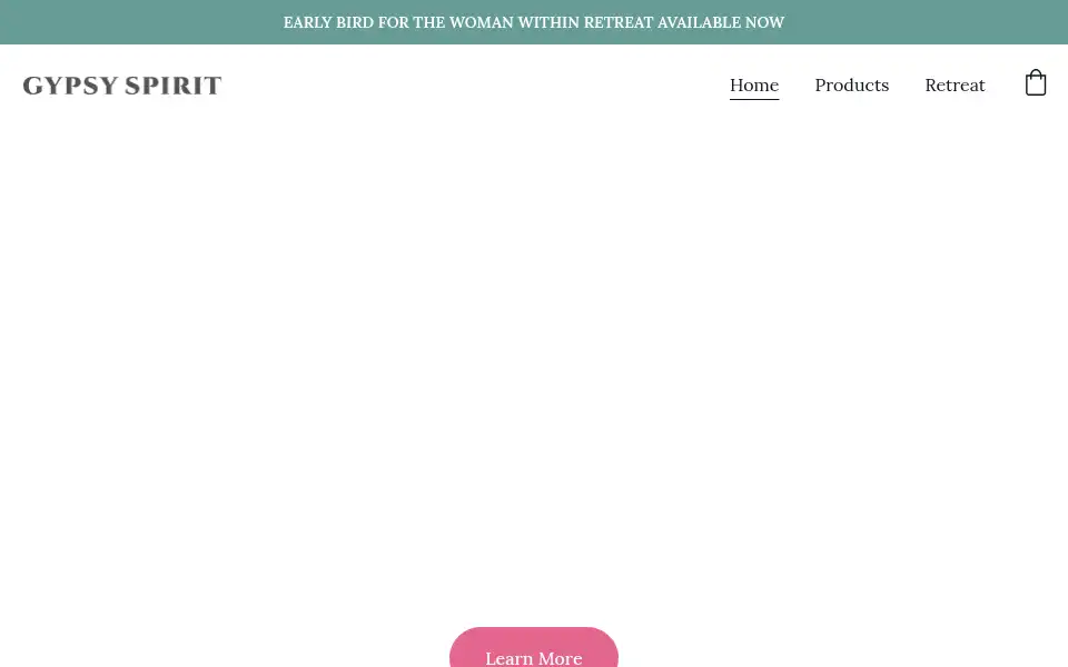 Screenshot of thisisgypsyspirit.com