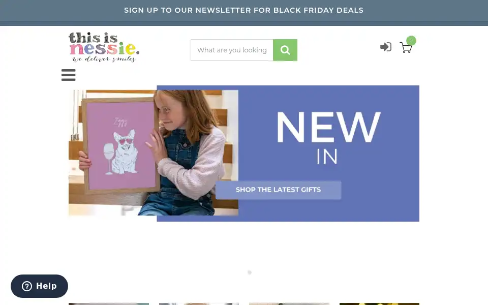 Screenshot of thisisnessie.com