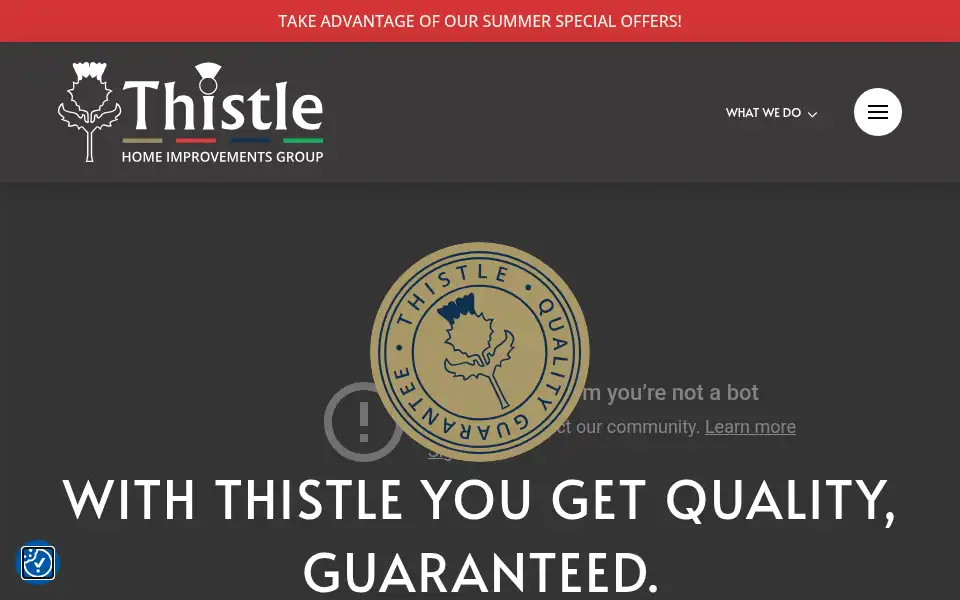 Screenshot of thistle.group
