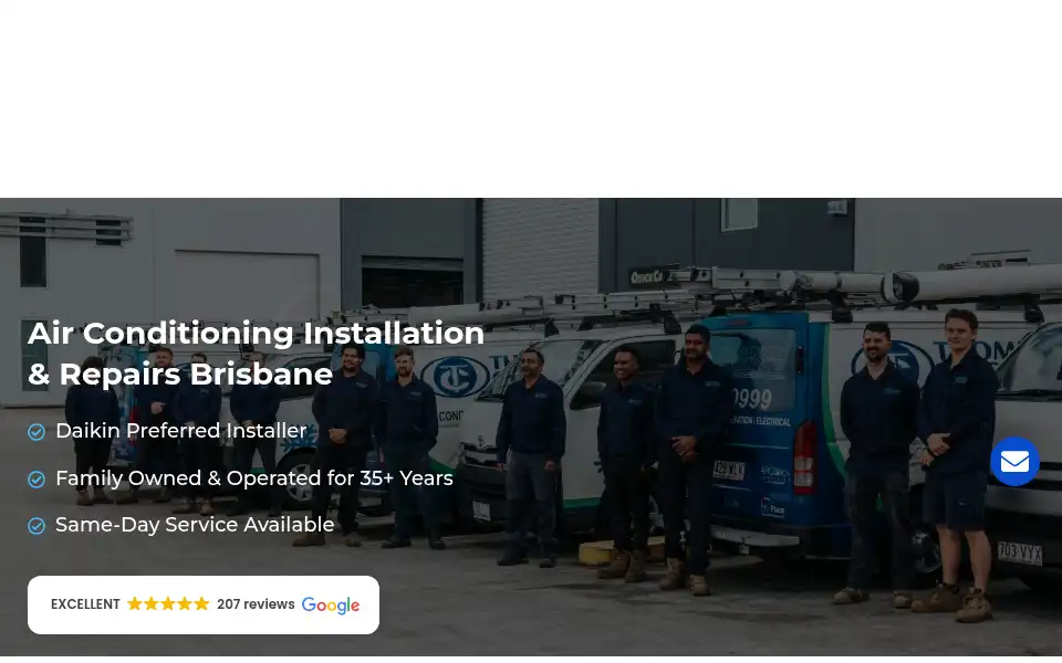 Screenshot of thompsoncooling.com.au