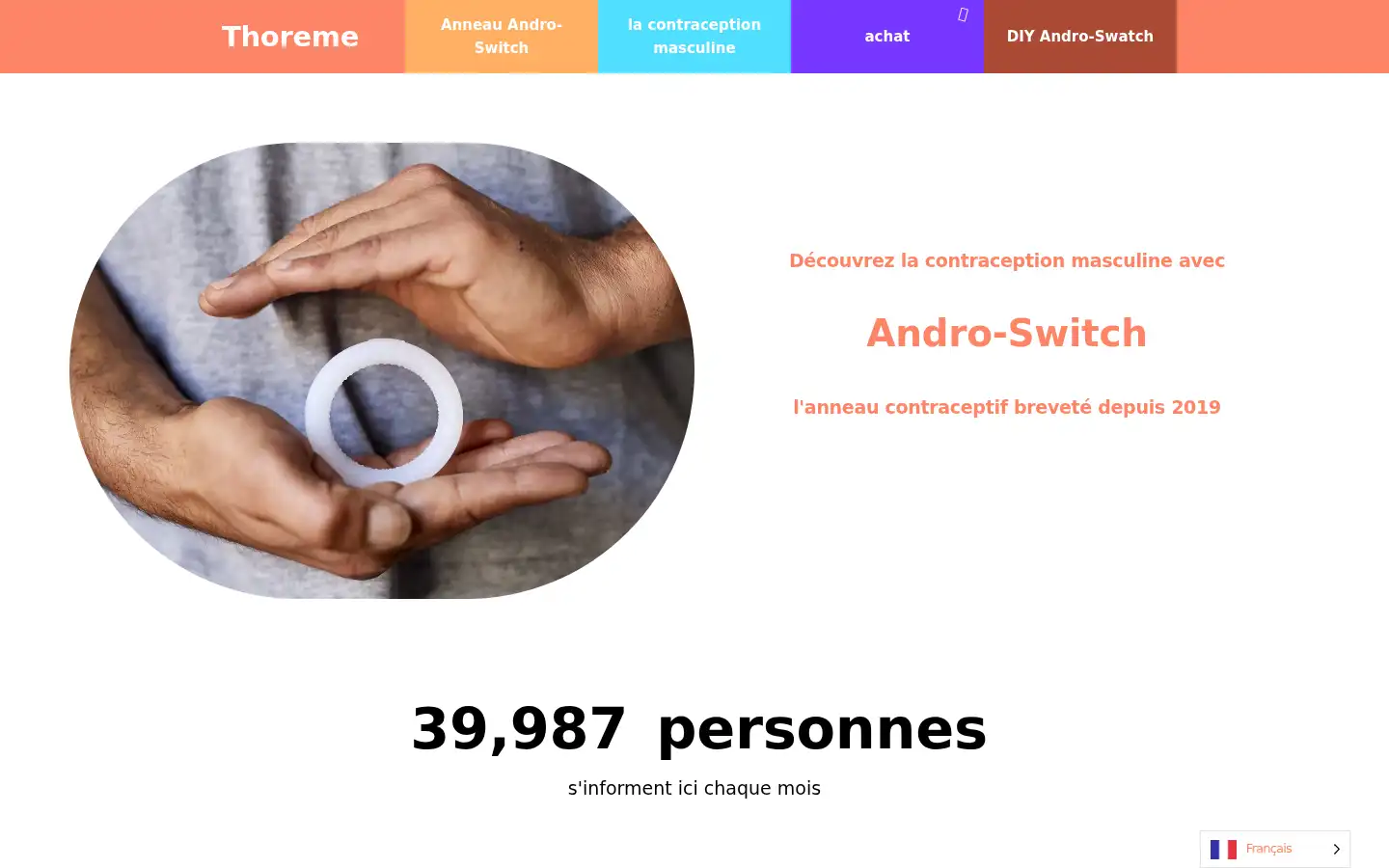 Screenshot of thoreme.com
