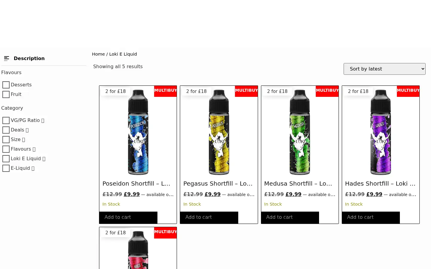 Screenshot of thorjuice.co.uk