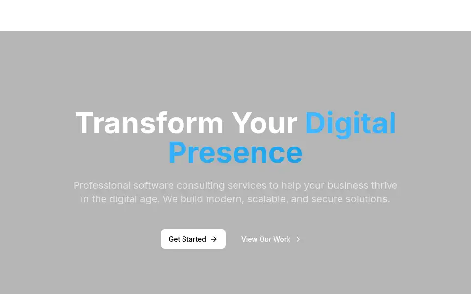 Screenshot of thornesconsulting.co.uk