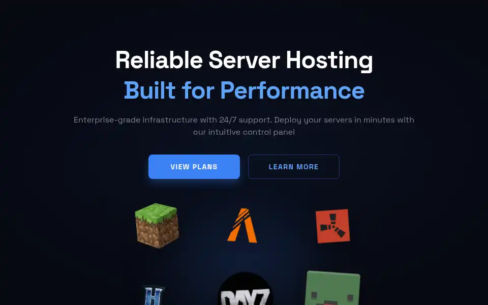 Screenshot of thornhosting.com