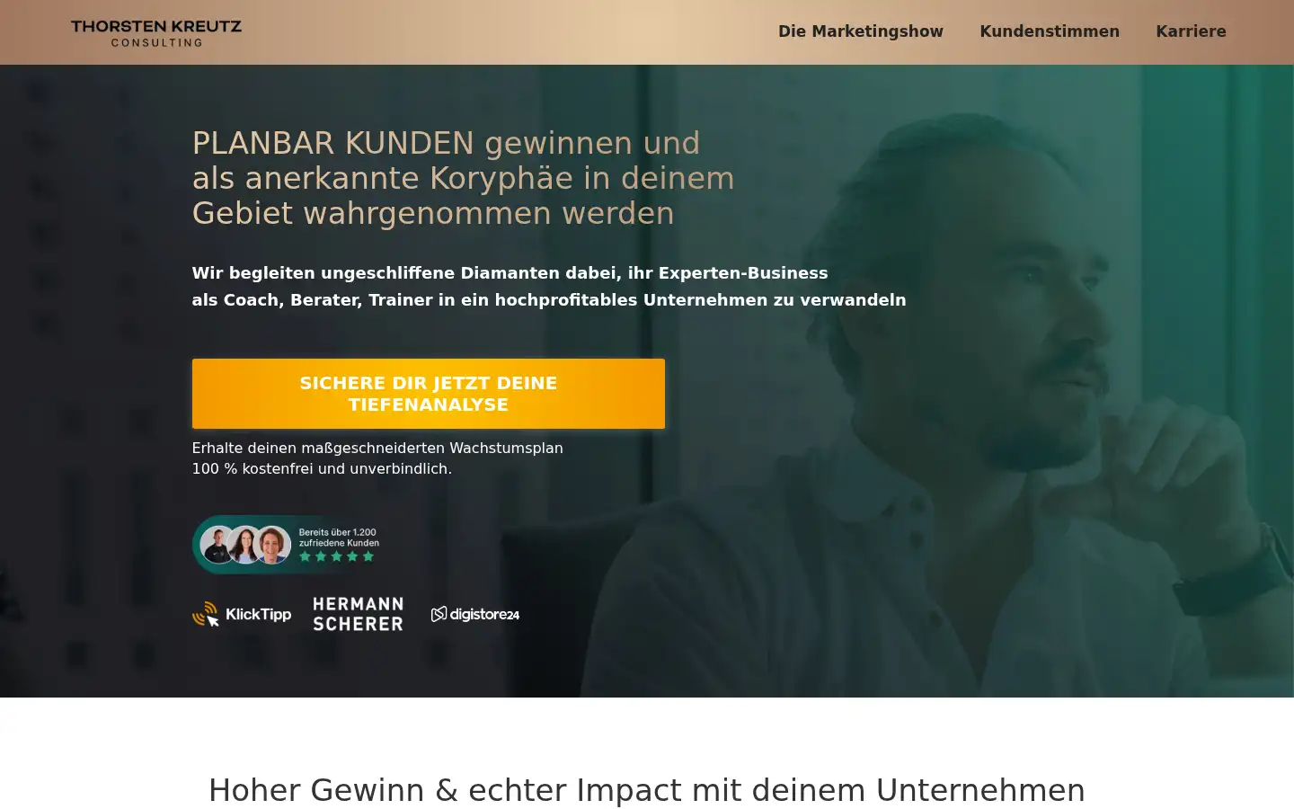 Screenshot of thorstenkreutz.com
