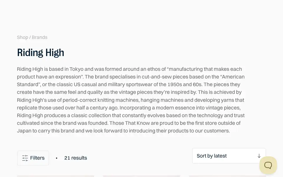 Screenshot of thosethatknow.co.uk