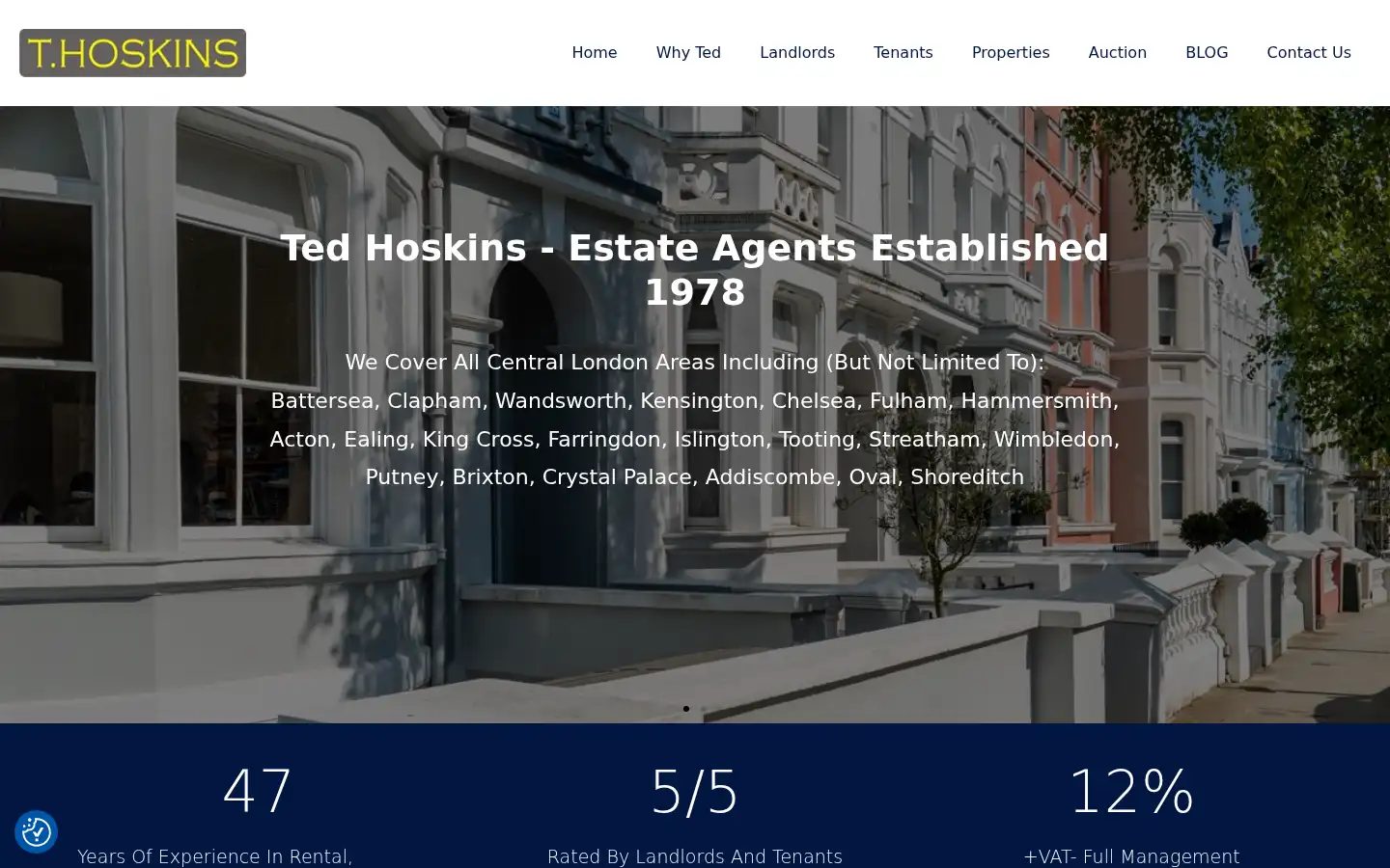 Screenshot of thoskins.co.uk