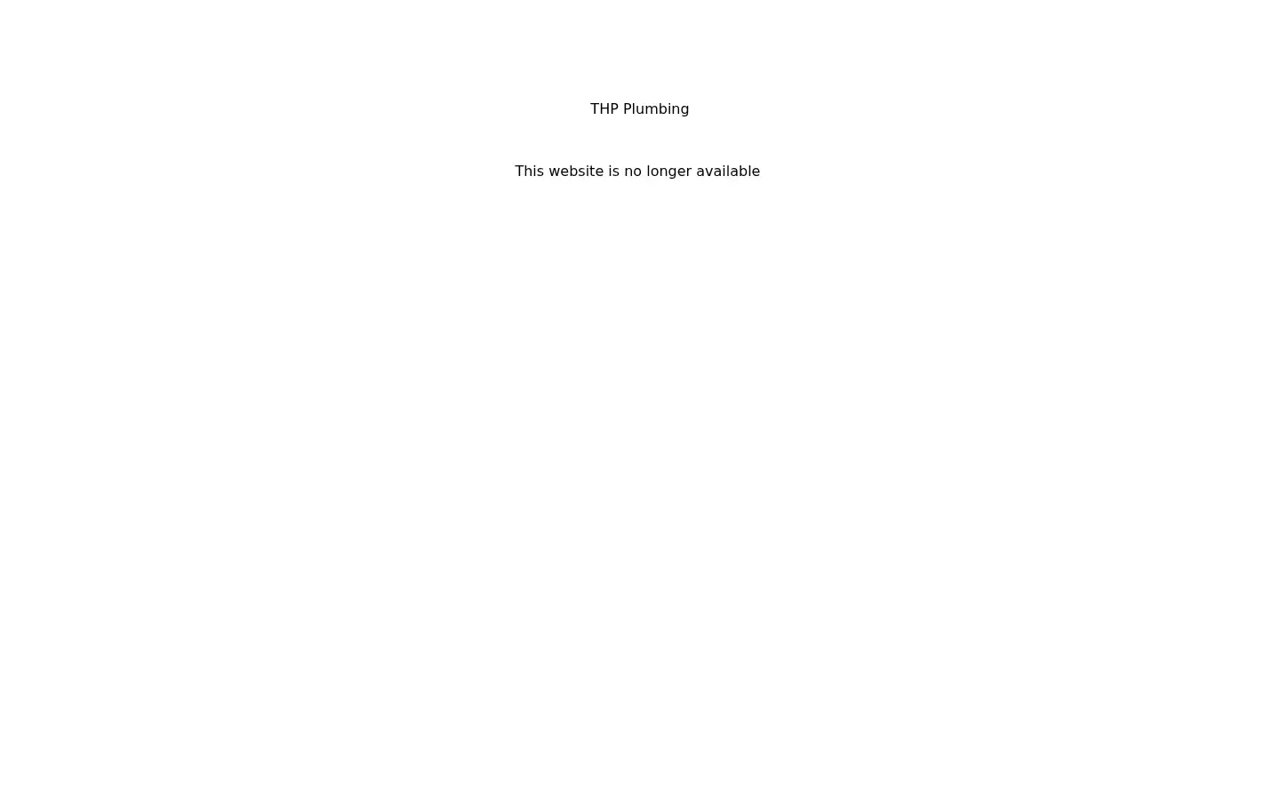 Screenshot of thpplumbing.co.uk