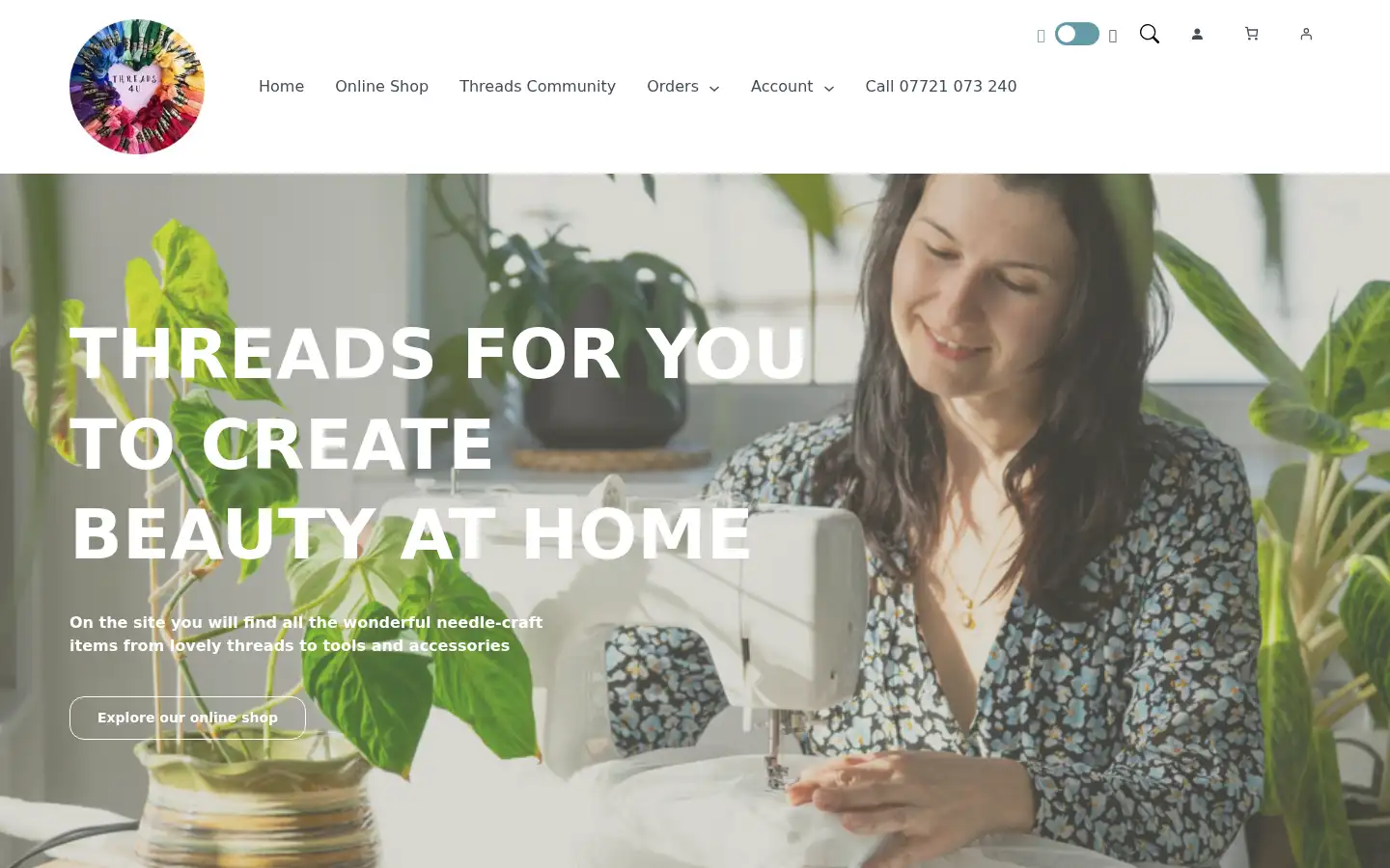 Screenshot of threads4u.co.uk