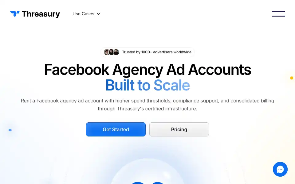 Screenshot of threasury.io