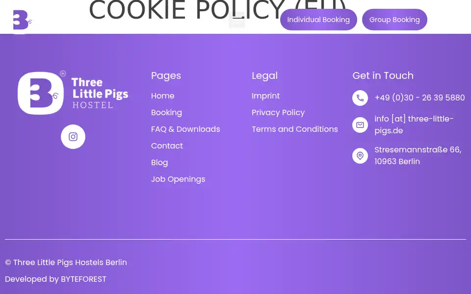 Screenshot of three-little-pigs.com