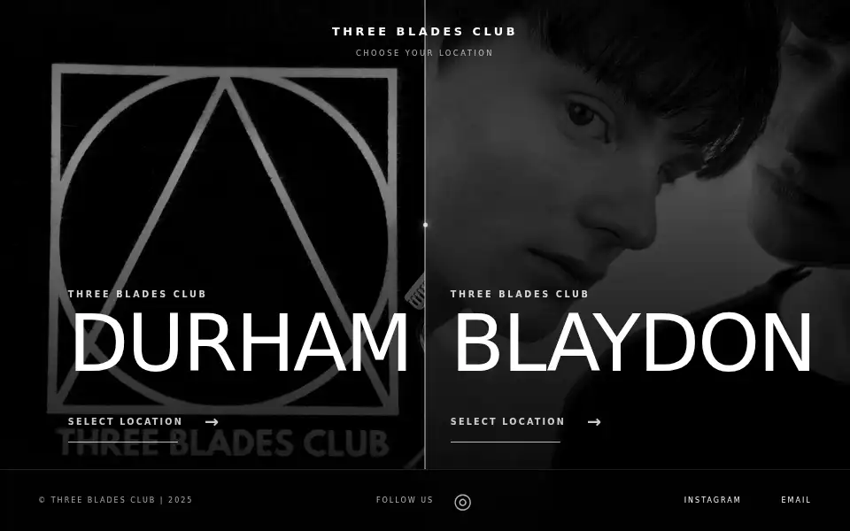 Screenshot of threebladesclub.com