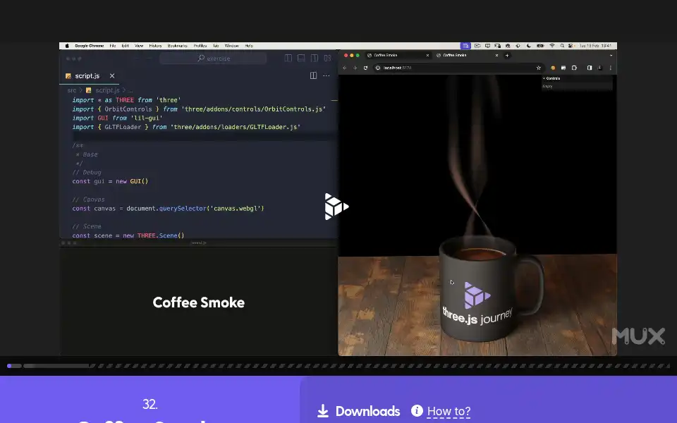 Screenshot of threejs-journey.com